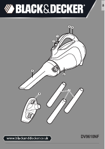 Manual Black and Decker DV9610NF Handheld Vacuum