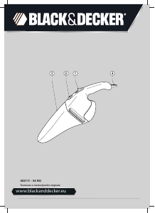 Manual Black and Decker V2405B Aspirator de mână
