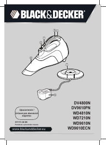 Návod Black and Decker WD4810N Ručný vysávač