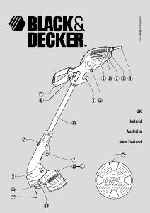 Manual Black and Decker GL685 Grass Trimmer