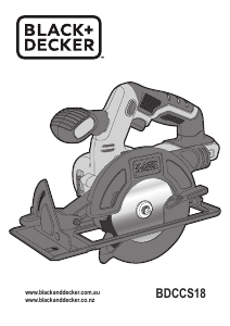 Bruksanvisning Black and Decker BDCCS18 Cirkelsåg
