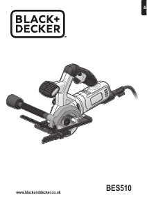 Bruksanvisning Black and Decker BES510 Cirkelsåg