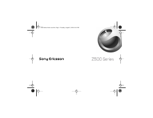 Mode d’emploi Sony Ericsson Z500a Téléphone portable