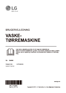 Brugsanvisning LG W4DV710S1W Vaske-tørremaskine