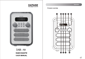 Manual de uso Denver DAB-48 Radio