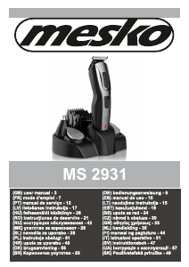Priročnik Mesko MS 2931 Prirezovalnik brade