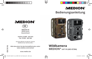 Bedienungsanleitung Medion S49119 (MD 87396) Action-cam