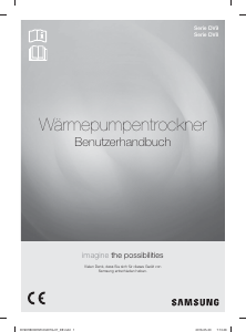 Bedienungsanleitung Samsung DV90H8000HW/EG Trockner