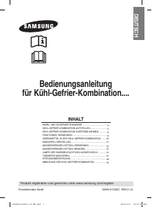 Bedienungsanleitung Samsung RL41WGSW Kühl-gefrierkombination