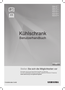 Bedienungsanleitung Samsung RSA1UTSL Kühl-gefrierkombination
