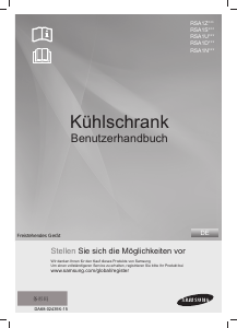 Bedienungsanleitung Samsung RSA1ZHNE Kühl-gefrierkombination