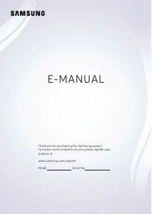 Manual Samsung UE49KU6509U LED Television