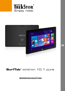 Bedienungsanleitung TrekStor SurfTab wintron 10.1 Pure Tablet