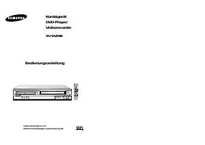 Bedienungsanleitung Samsung SV-DVD6E DVD-video Kombination