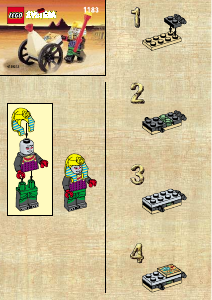Handleiding Lego set 1183 Adventurers Mummie met auto