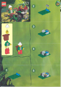 Manual Lego set 1271 Adventurers Jungle surprise