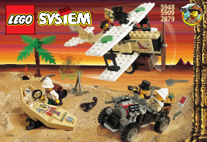 Manuale Lego set 2879 Adventurers Spedizione nel deserto