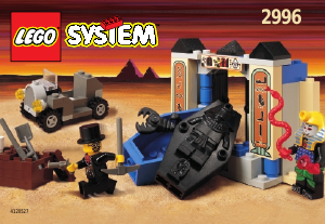 Priročnik Lego set 2996 Adventurers Tempelj