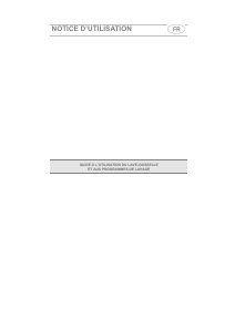 Mode d’emploi Smeg WT1123-2 Lave-vaisselle