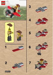 Manual Lego set 5911 Adventurers Johnny thunders plane