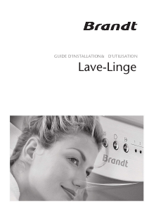 Mode d’emploi Brandt WFH1677F Lave-linge
