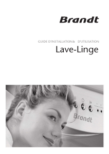 Mode d’emploi Brandt WFH16872Z Lave-linge
