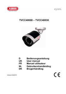 Bedienungsanleitung Abus TVCC40000 Überwachungskamera