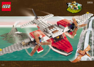 Manual de uso Lego set 5935 Adventurers Avión