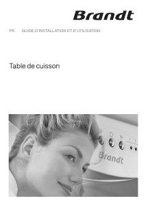 Mode d’emploi Brandt TI1020B Table de cuisson