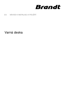 Manuál Brandt TI1028B Varná deska