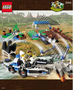 Manual Lego set 5955 Adventurers All terrain trapper