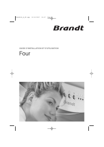 Mode d’emploi Brandt FP871W Four