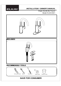Handleiding Elkay LKAV3021 Kraan