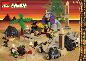 Bedienungsanleitung Lego set 5978 Adventurers Das Geheimnis der Sphinx