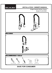 Handleiding Elkay LKAV2061 Kraan