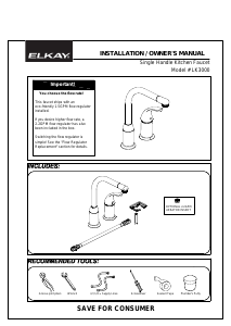 Handleiding Elkay LK3000CR Kraan