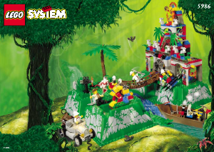 Mode d’emploi Lego set 5986 Adventurers Le temple jungle secrète