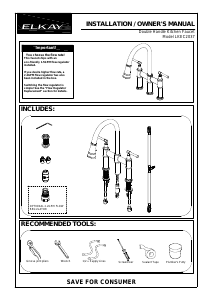 Handleiding Elkay LKEC2037 Kraan