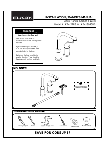 Handleiding Elkay LKF413945RS Kraan