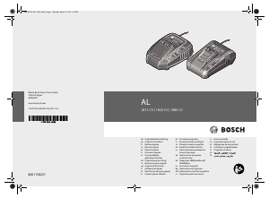 Manual Bosch AL 1830 CV Carregador de pilhas