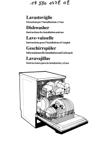 Manual de uso Smeg WT774 Lavavajillas
