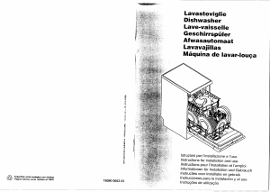 Mode d’emploi Smeg WT946E.1 Lave-vaisselle