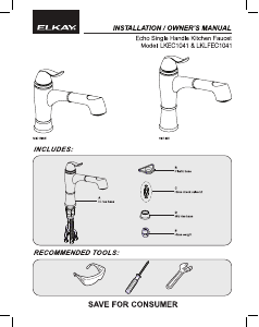 Handleiding Elkay LKEC1041 Kraan