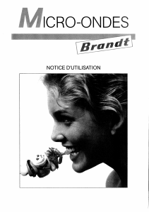 Mode d’emploi Brandt MEB1210 Micro-onde