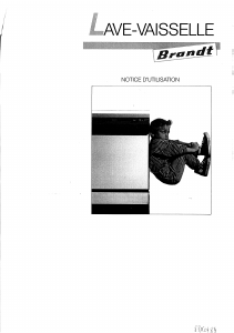 Mode d’emploi Brandt LV154B Lave-vaisselle