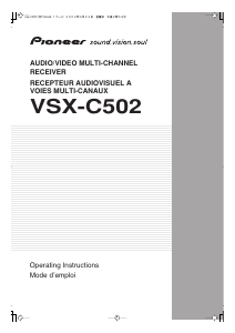Handleiding Pioneer VSX-C502 Receiver