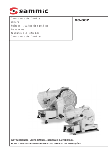 Manual de uso Sammic GCP-275 Cortafiambres
