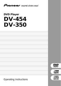 Bruksanvisning Pioneer DV-454 DVD spelare