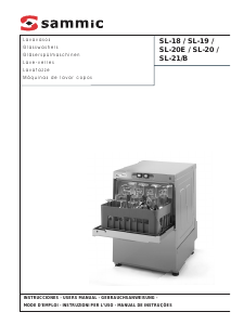 Manual Sammic SL-18 Glasswasher