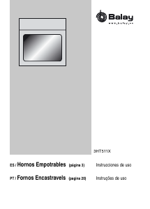 Handleiding Balay 3HT511X Oven